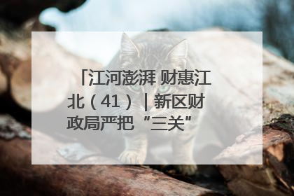 江河澎湃 财惠江北（41）｜新区财政局严把“三关” 绘就“良田美景”